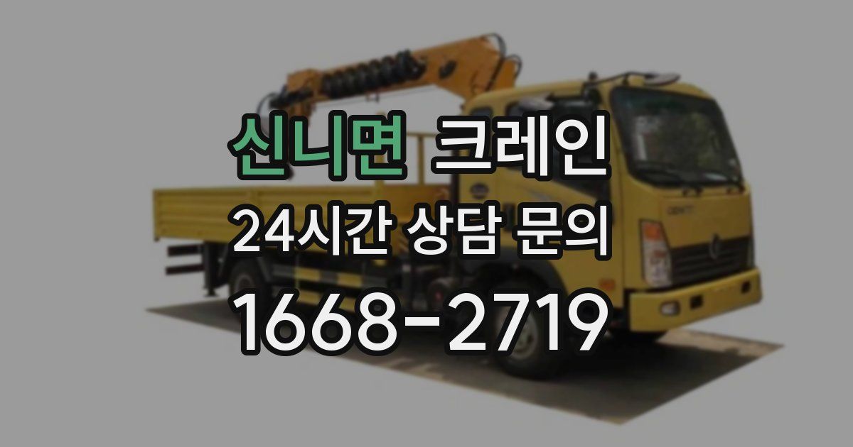 신니면 크레인