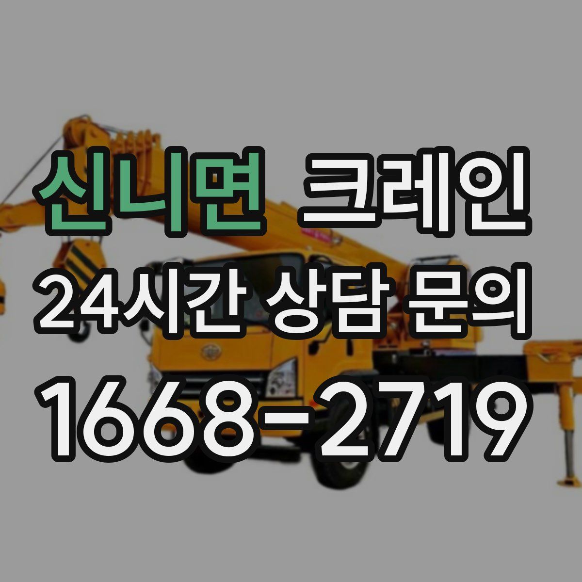 신니면 카고 크레인