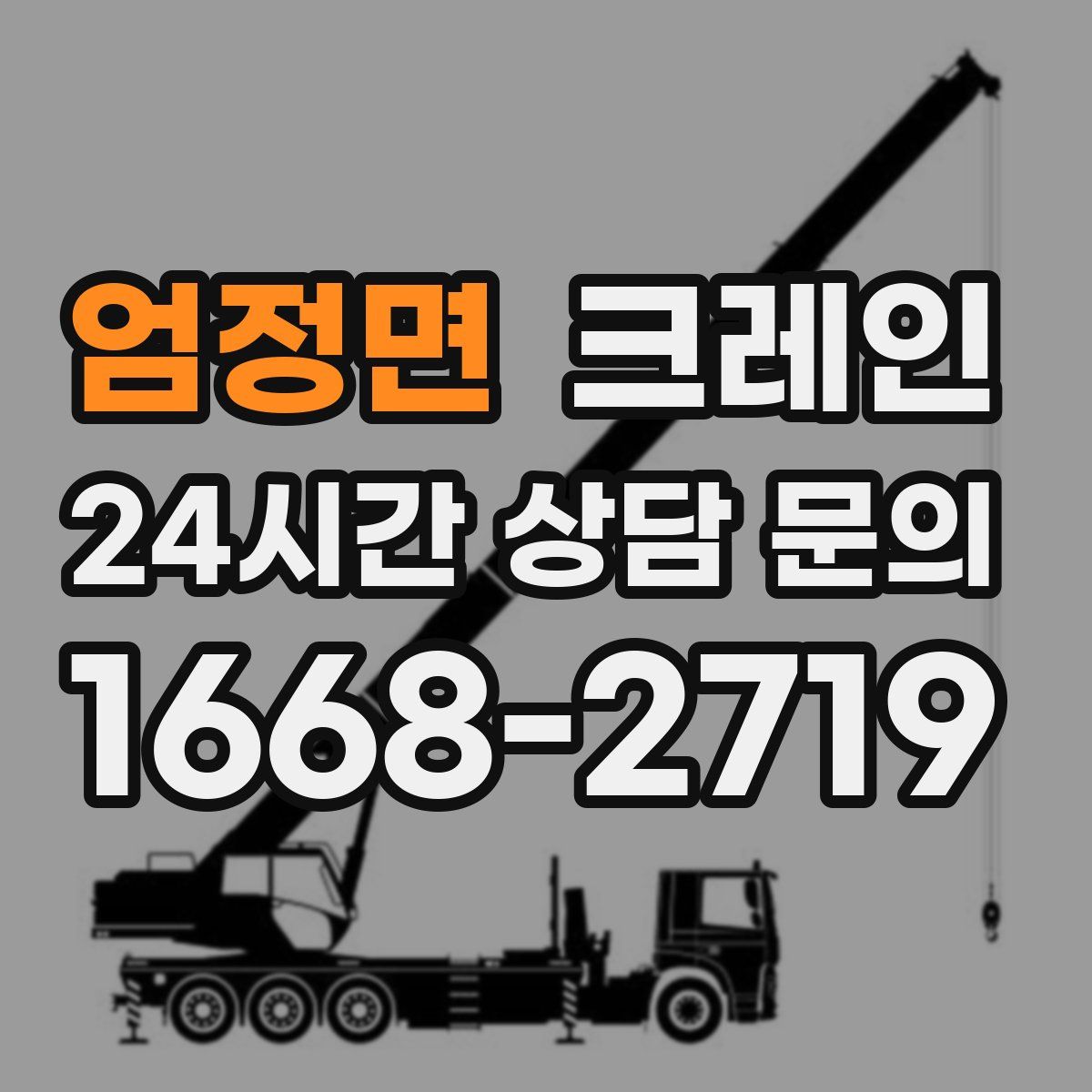 엄정면 카고 크레인