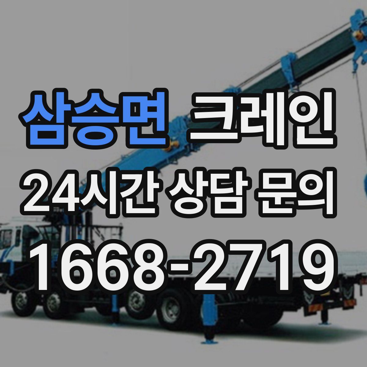 삼승면 카고 크레인