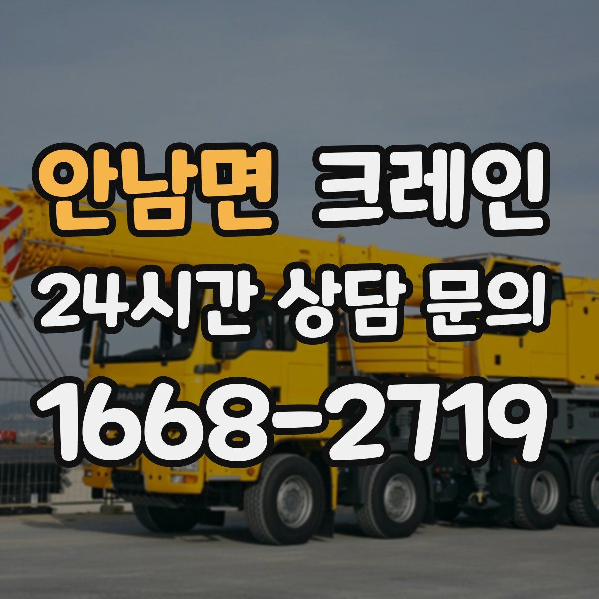 안남면 카고 크레인