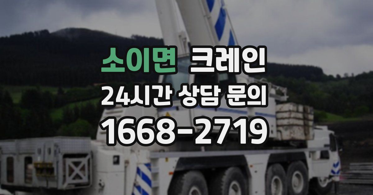 소이면 크레인