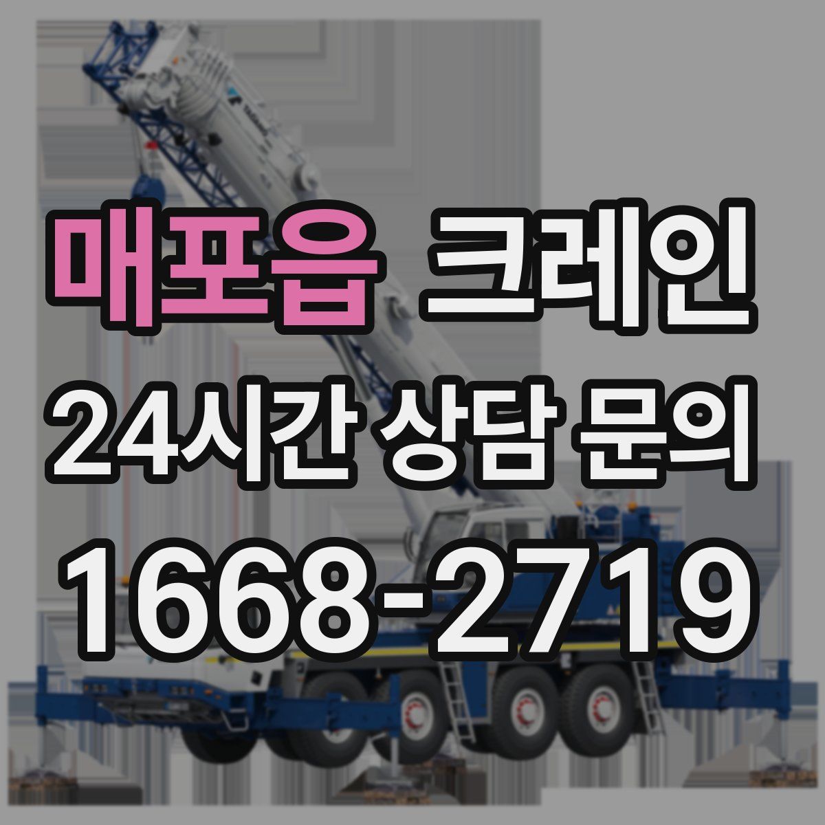 매포읍 카고 크레인