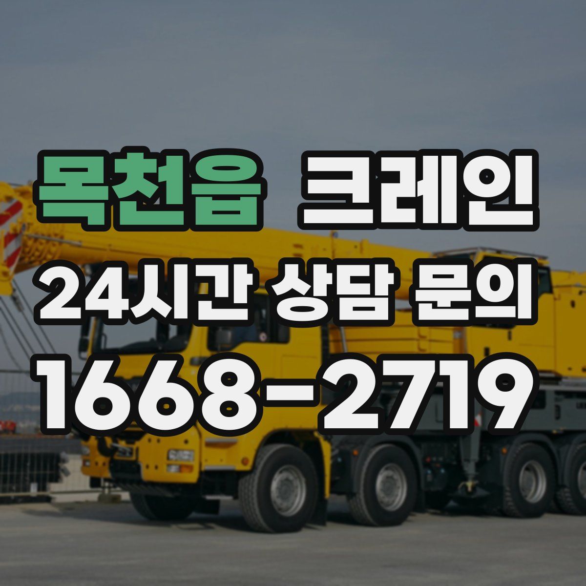 목천읍 카고 크레인