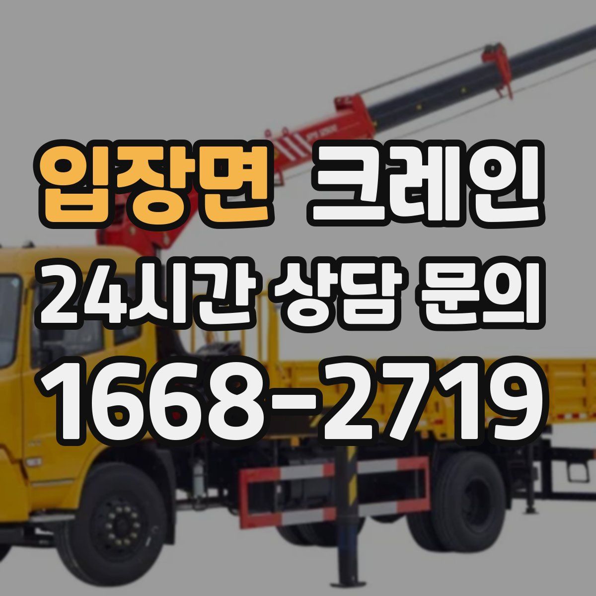 입장면 카고 크레인