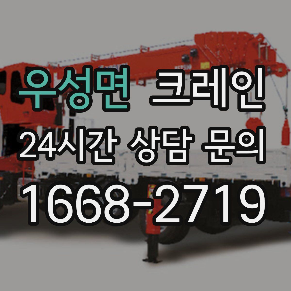 우성면 카고 크레인