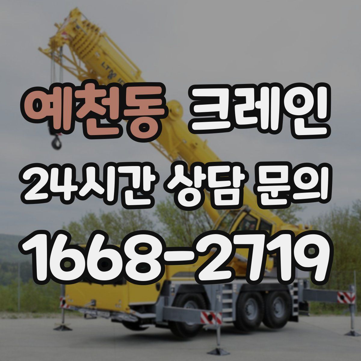 예천동 카고 크레인