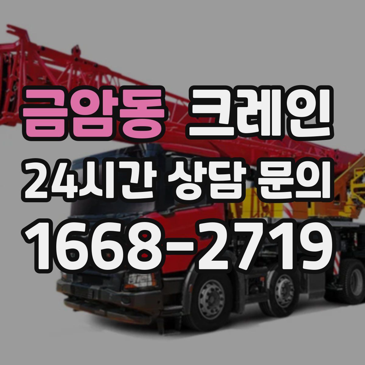 금암동 카고 크레인