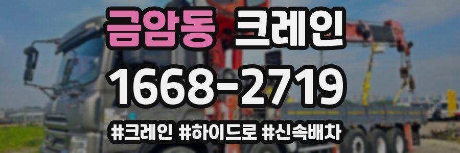 금암동 크레인 작업