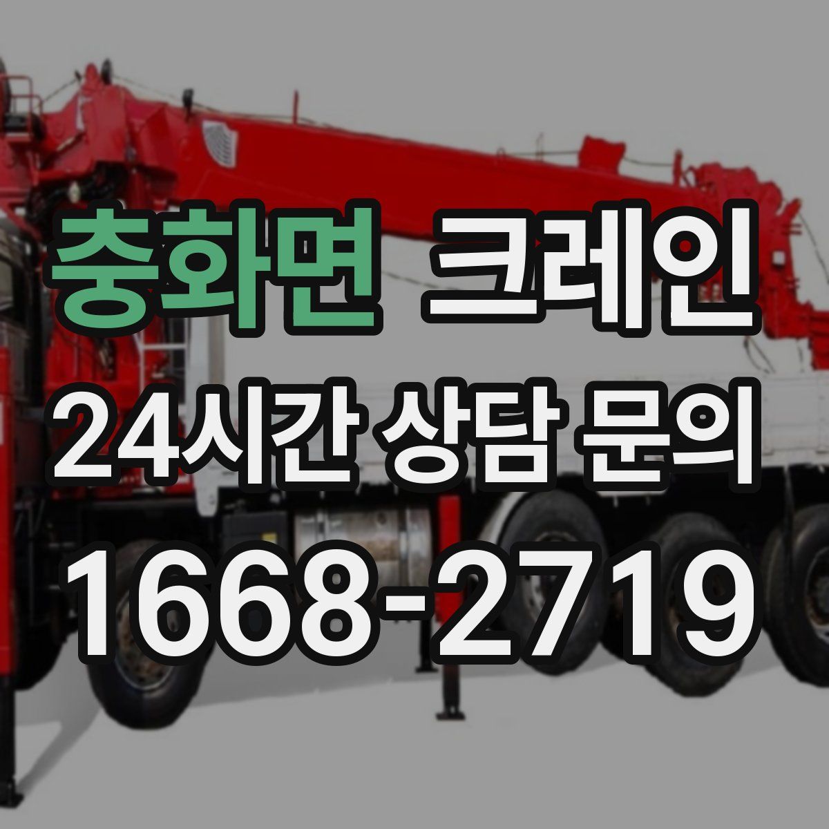 충화면 카고 크레인