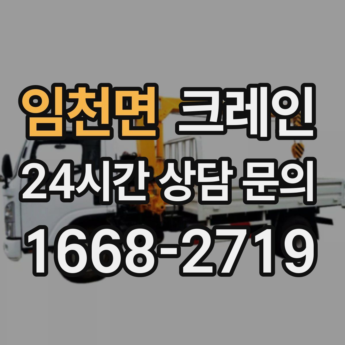 임천면 카고 크레인