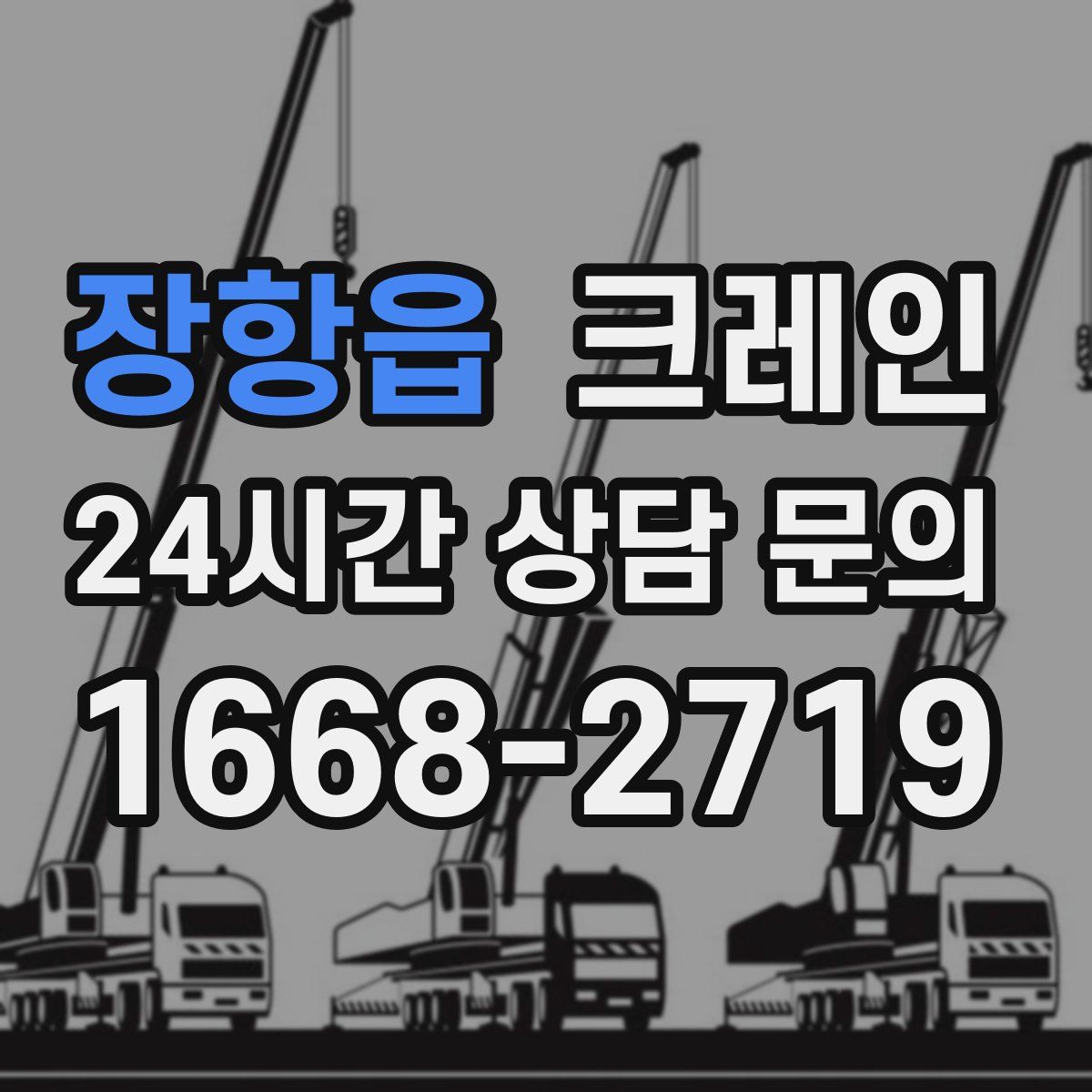 장항읍 카고 크레인