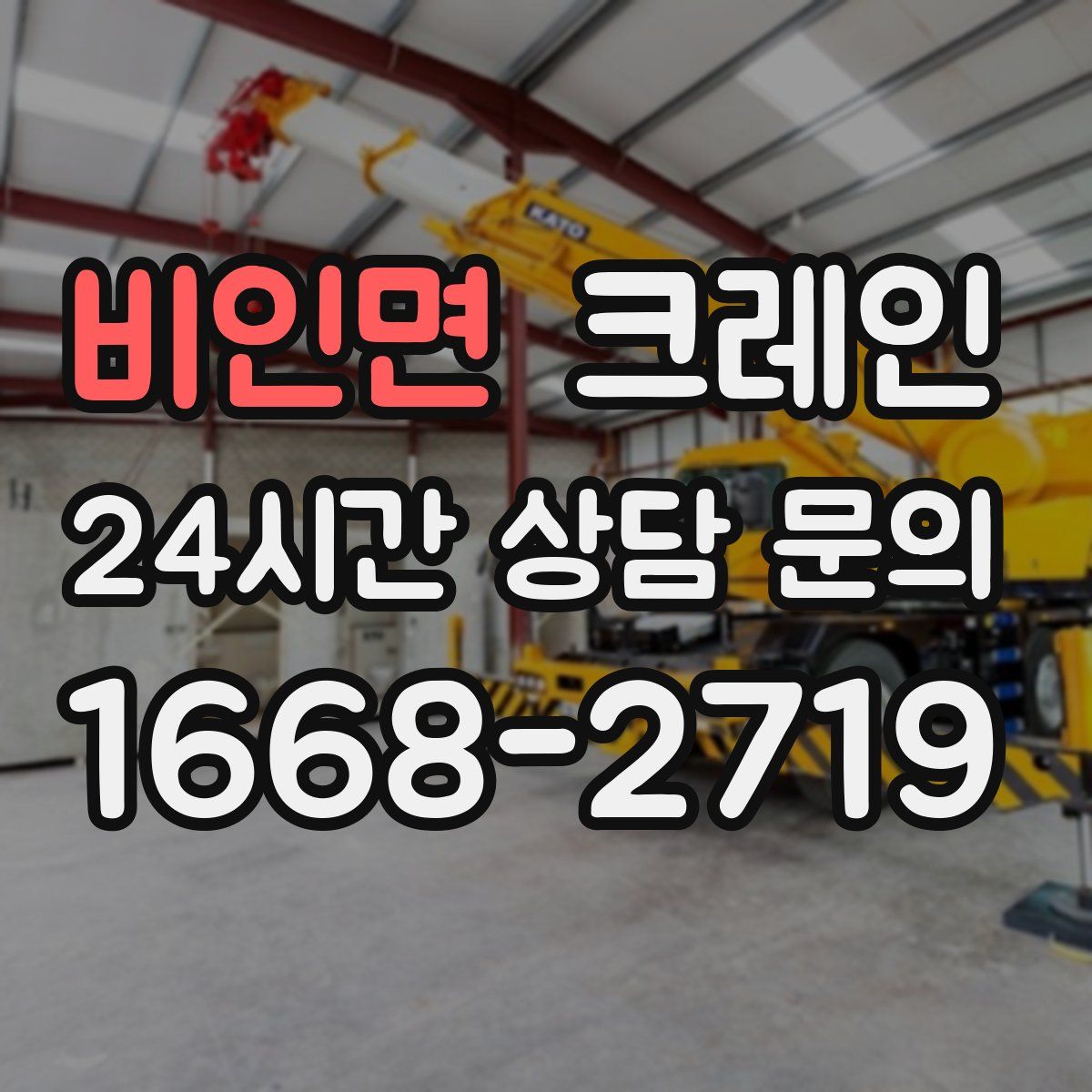 비인면 카고 크레인