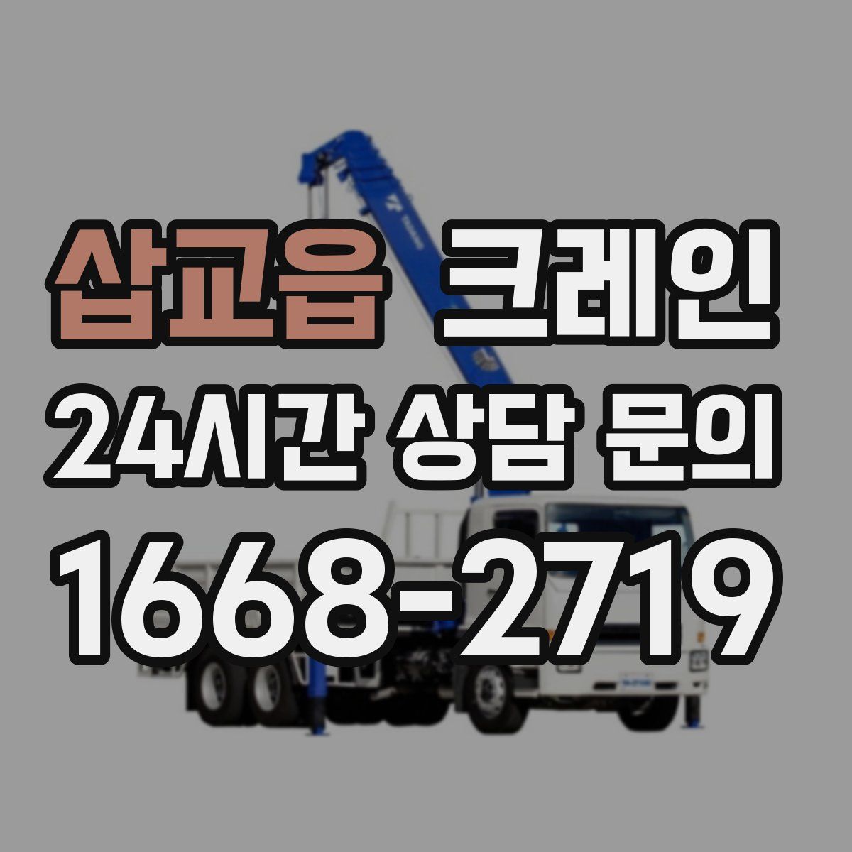 삽교읍 카고 크레인