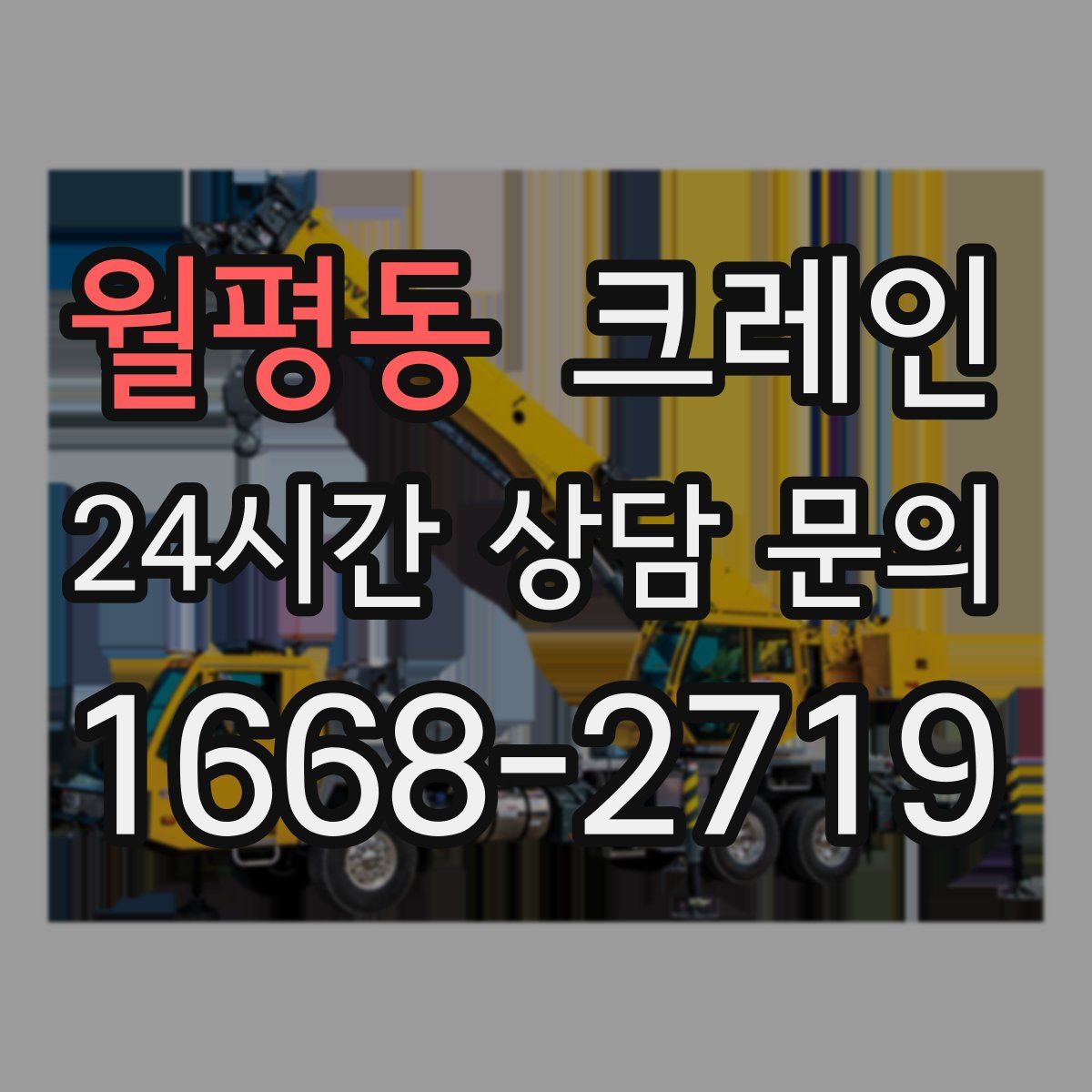 월평동 카고 크레인