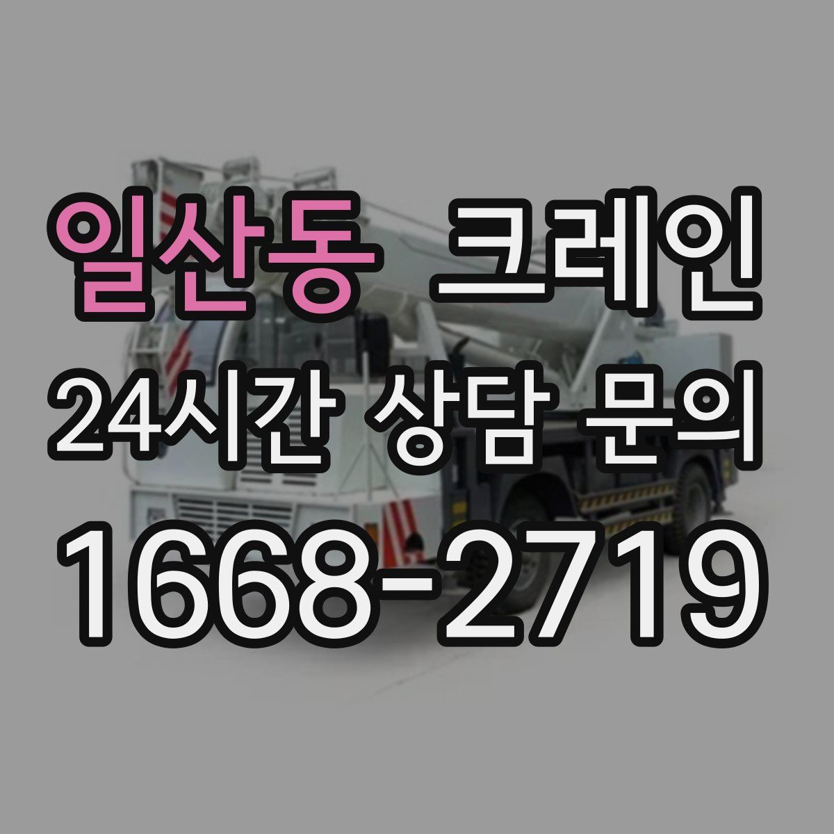일산동 카고 크레인