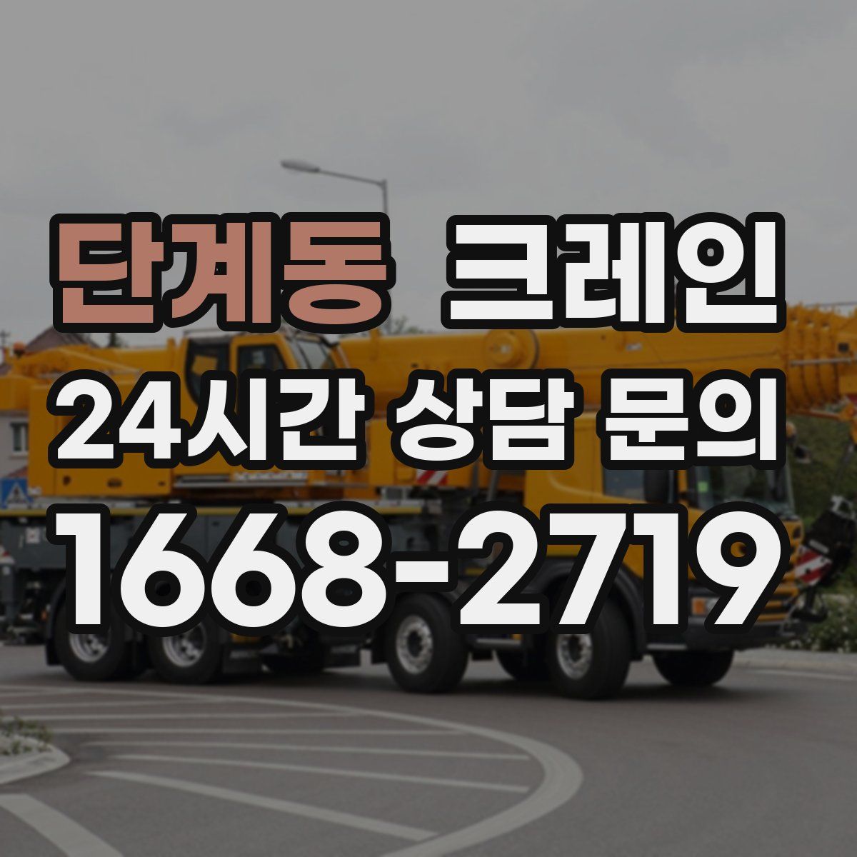 단계동 카고 크레인