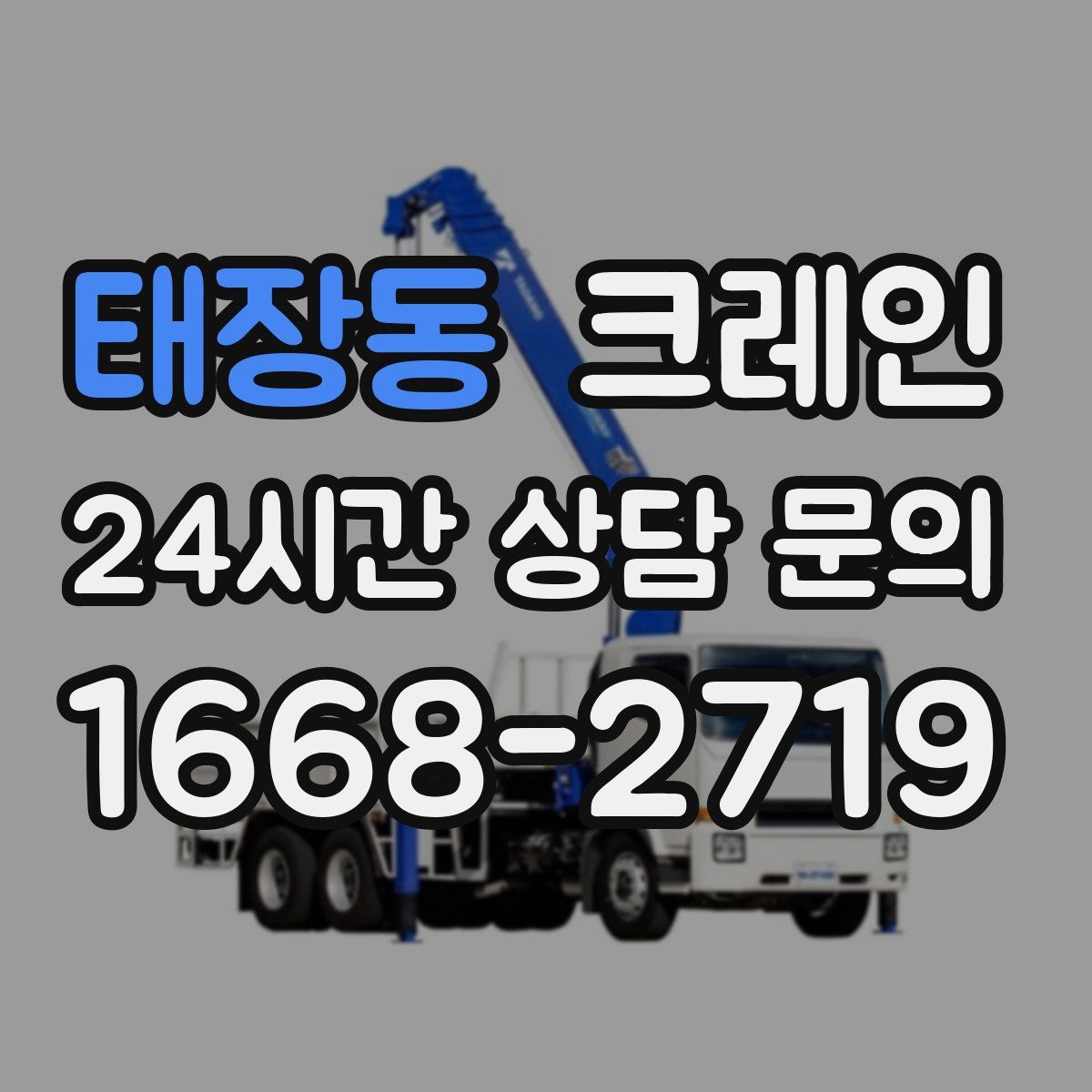 태장동 카고 크레인