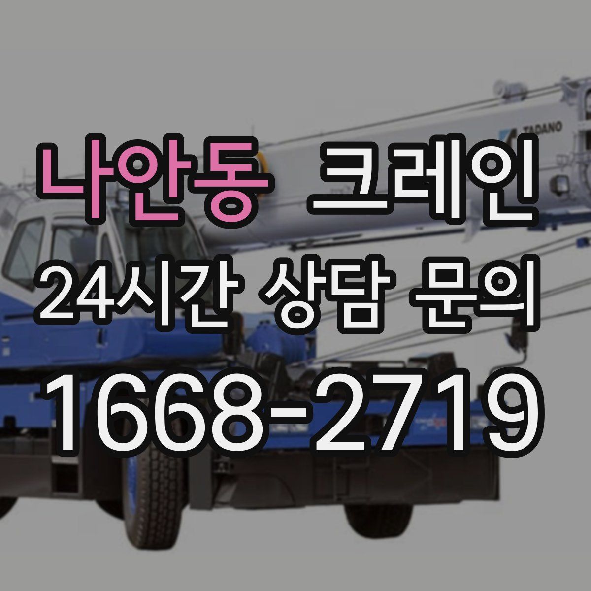 나안동 카고 크레인