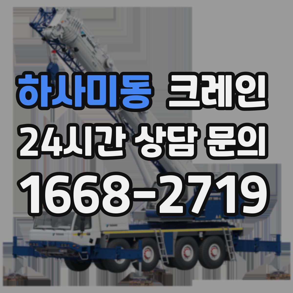 하사미동 카고 크레인