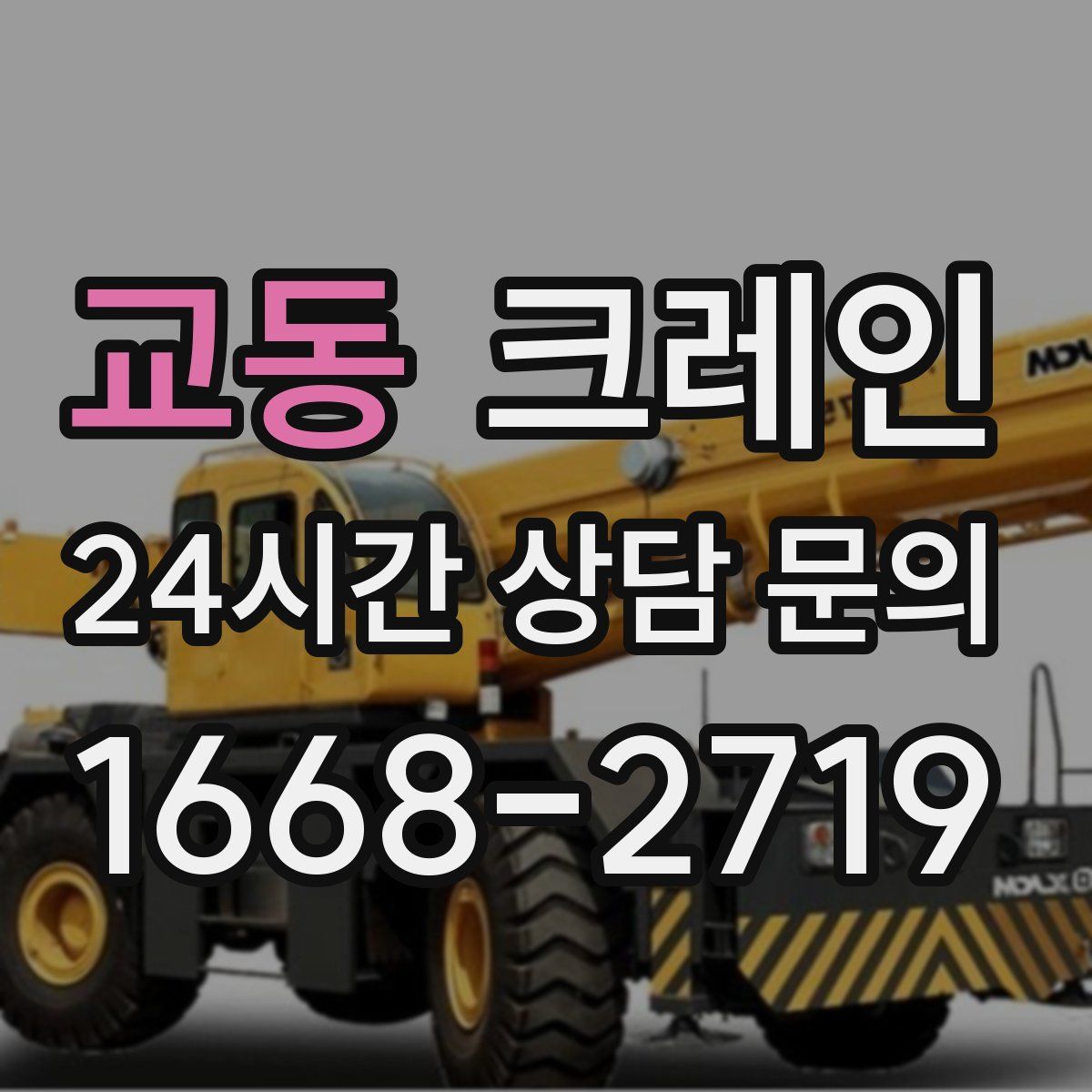 교동 카고 크레인