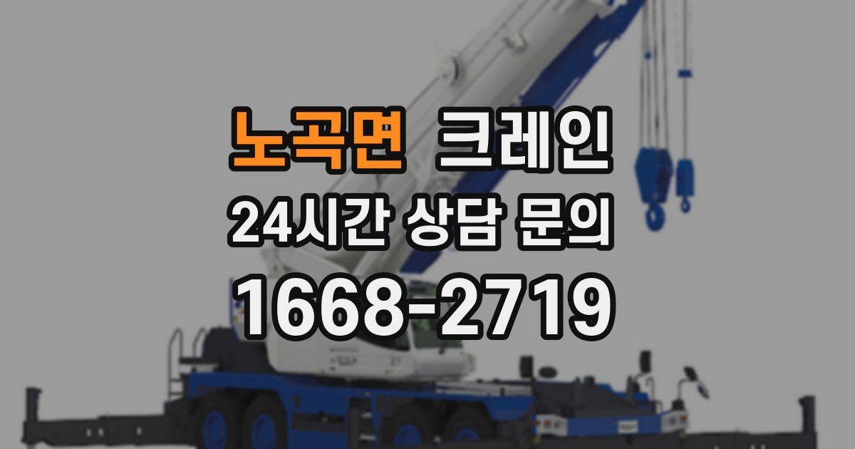 노곡면 크레인