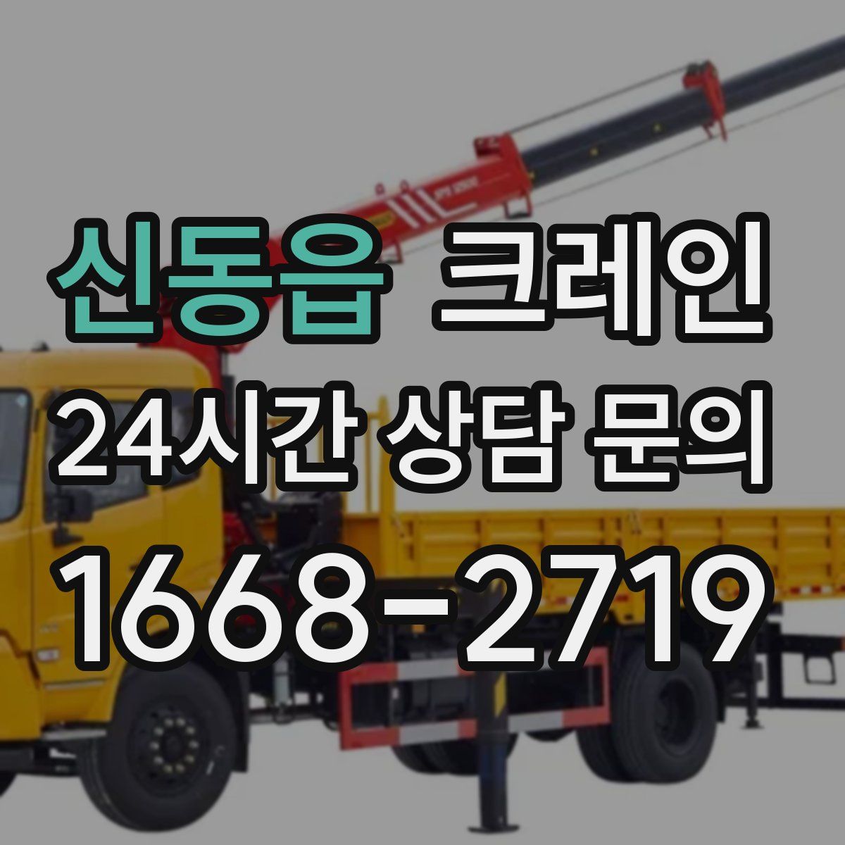 신동읍 카고 크레인