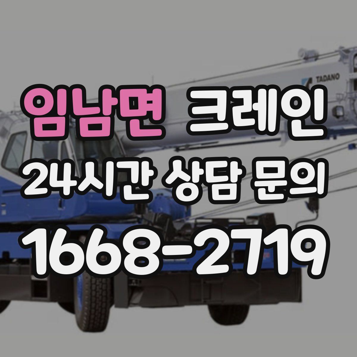 임남면 카고 크레인