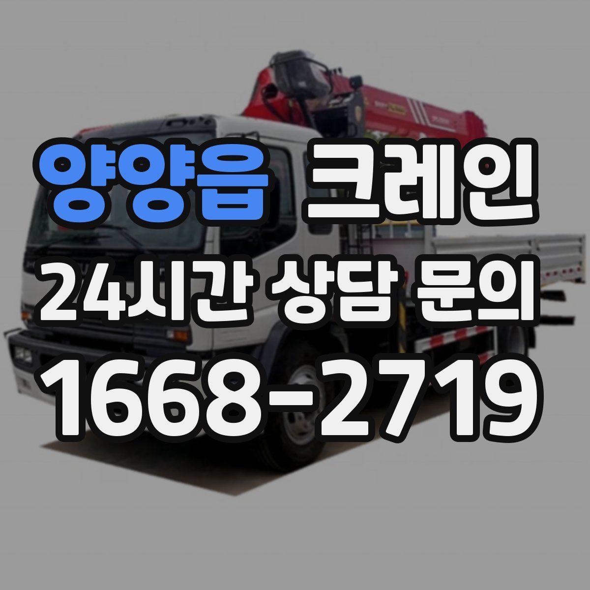 양양읍 카고 크레인