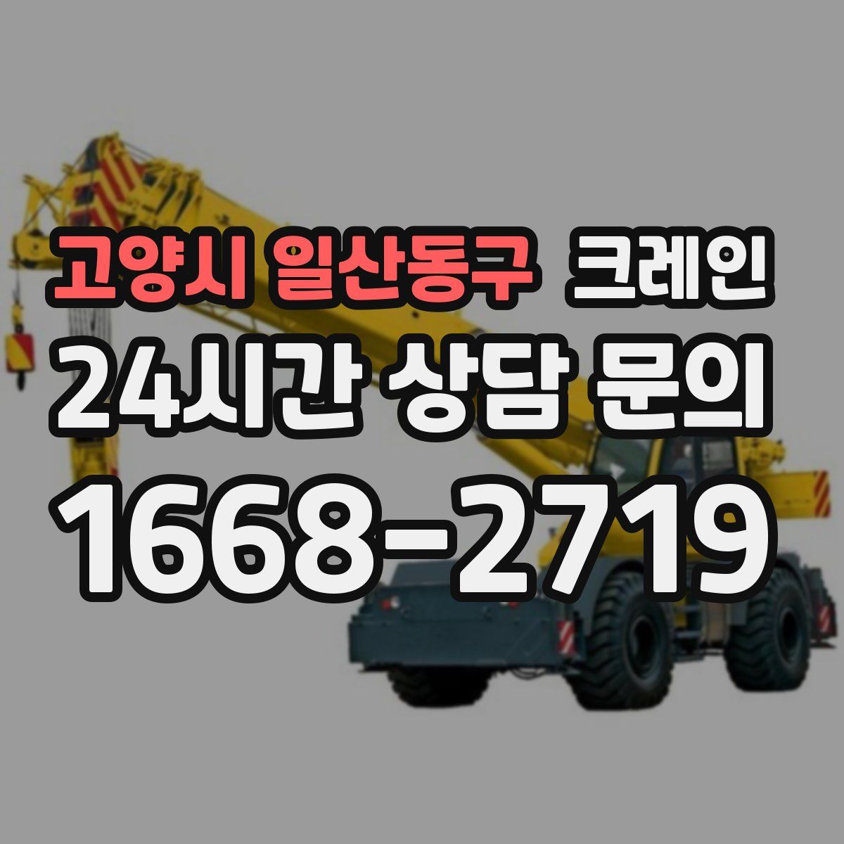 고양시 일산동구 카고 크레인