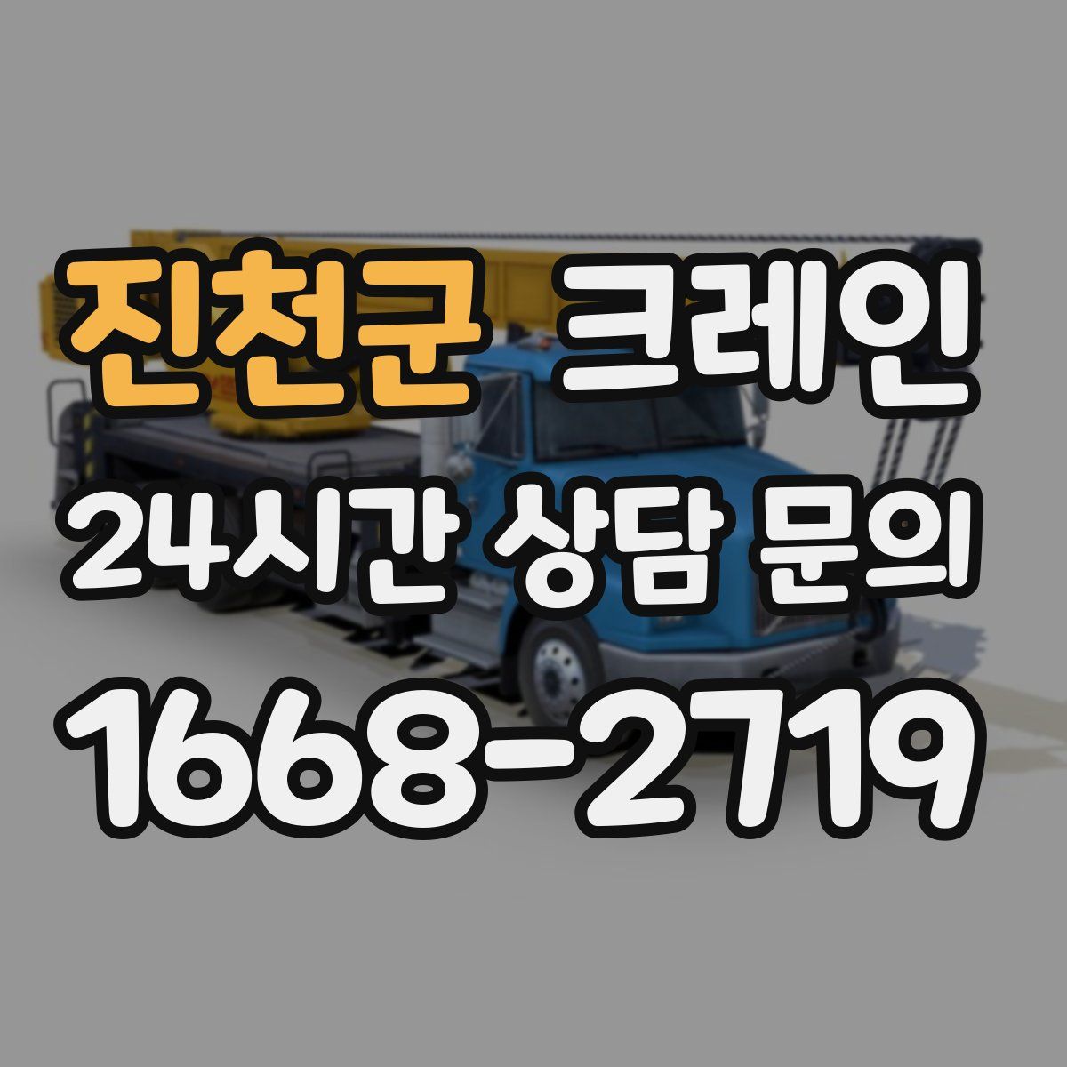 진천군 카고 크레인