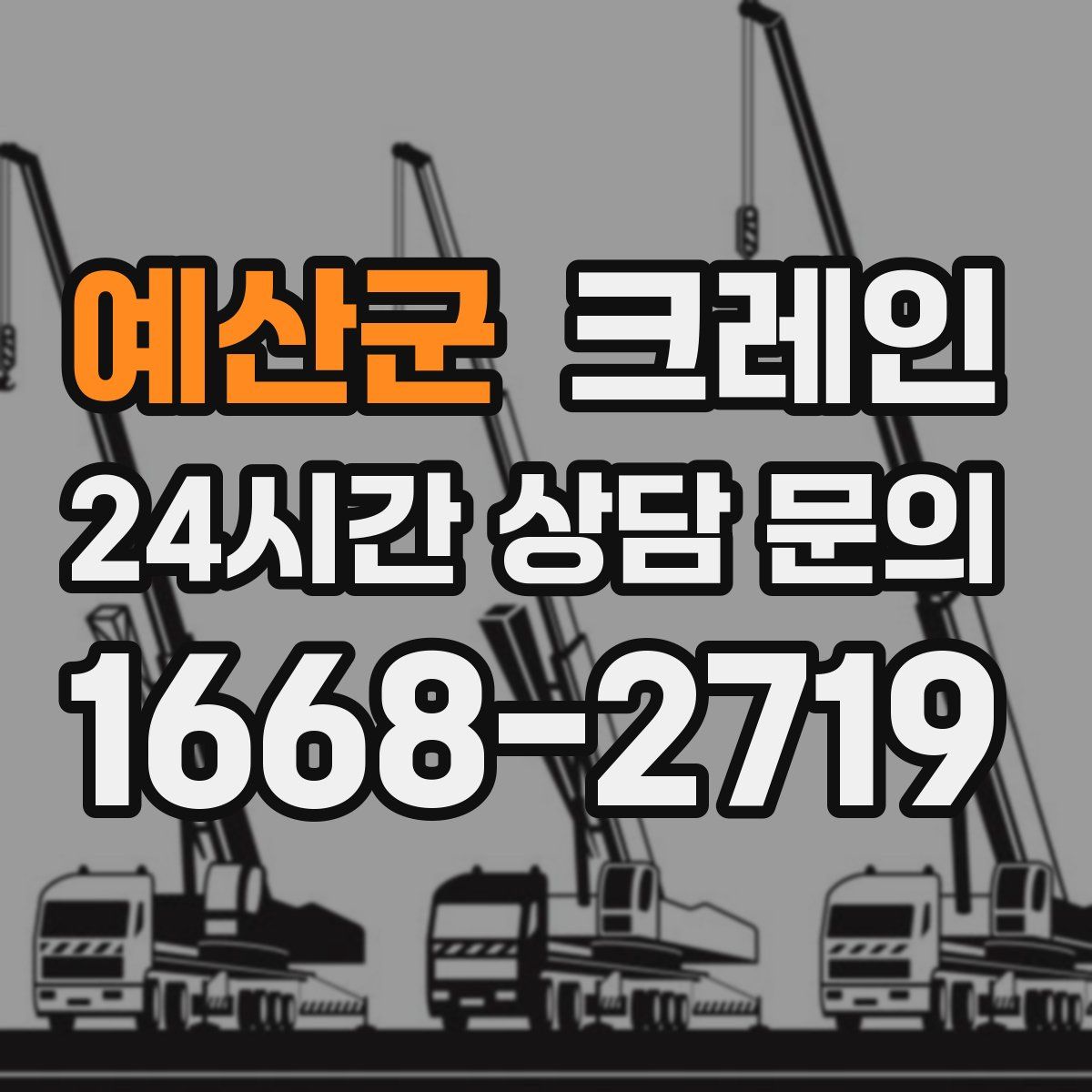 예산군 카고 크레인