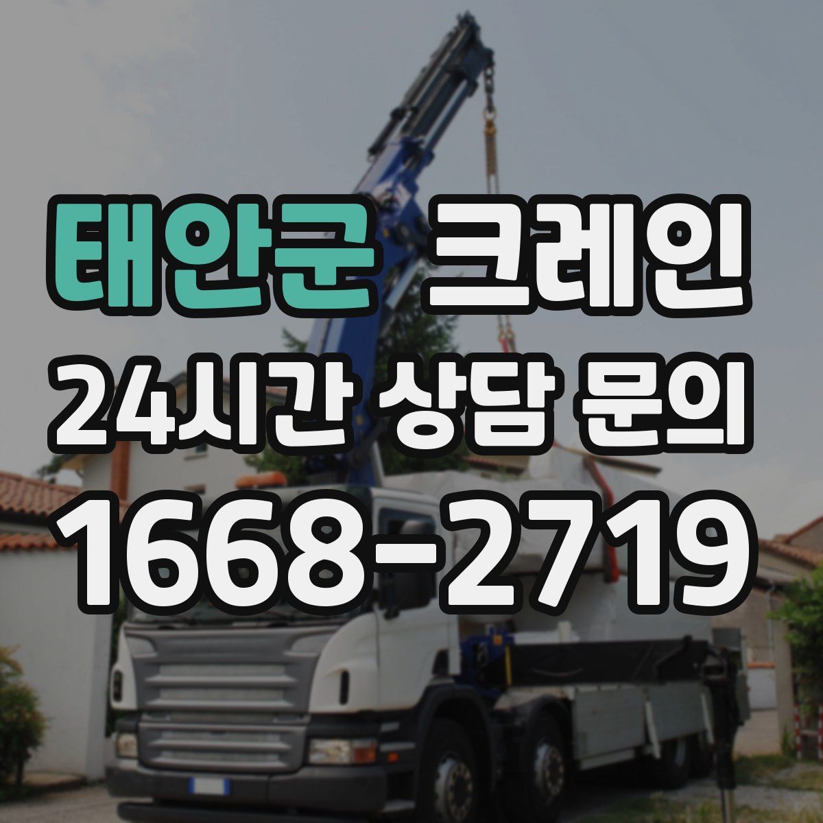 태안군 카고 크레인