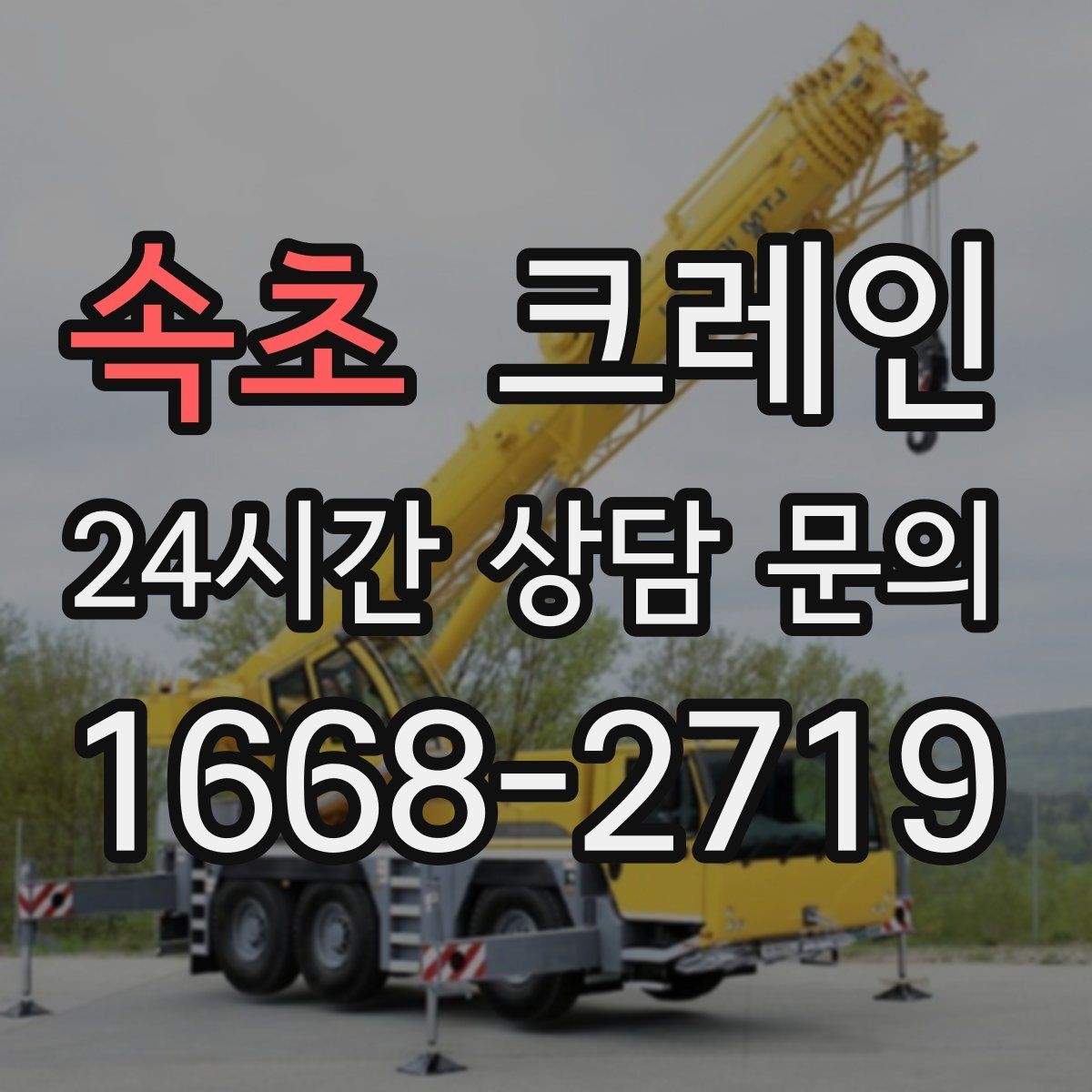 속초 크레인 카고크레인으로 반복 하역 빠르게