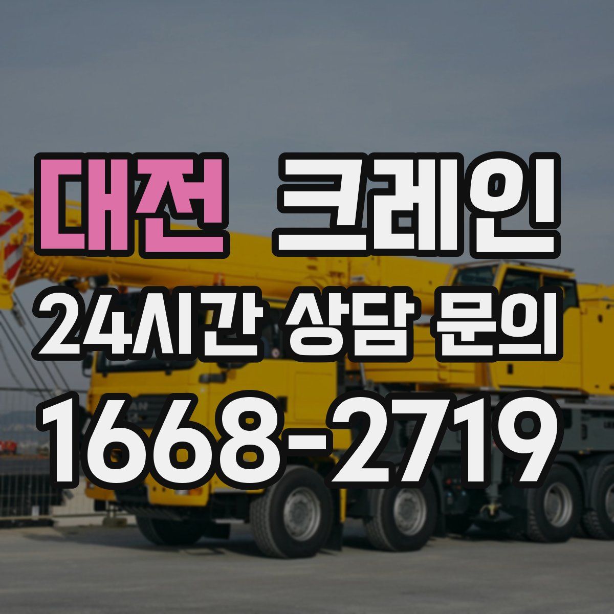 대전 카고 크레인
