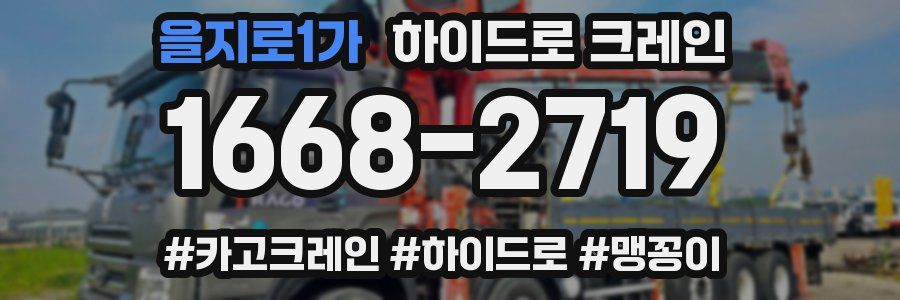 을지로1가 하이드로 크레인