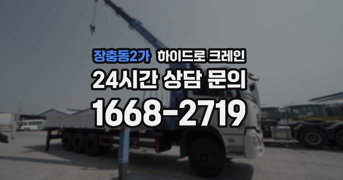 장충동2가 하이드로 크레인