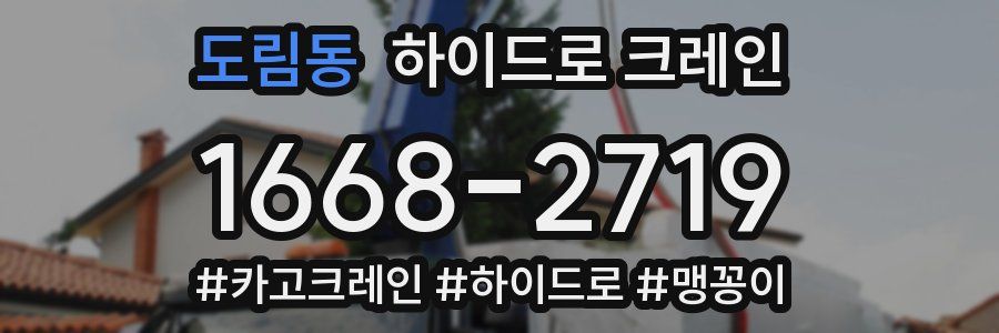 도림동 하이드로 크레인