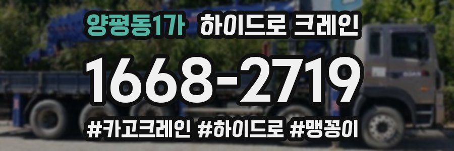 양평동1가 하이드로 크레인