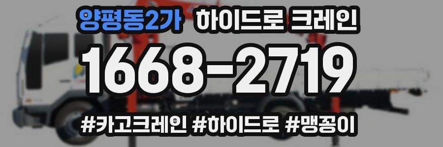 양평동2가 하이드로 크레인