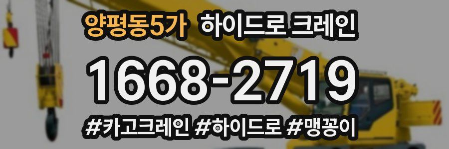 양평동5가 하이드로 크레인
