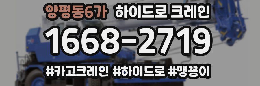양평동6가 하이드로 크레인