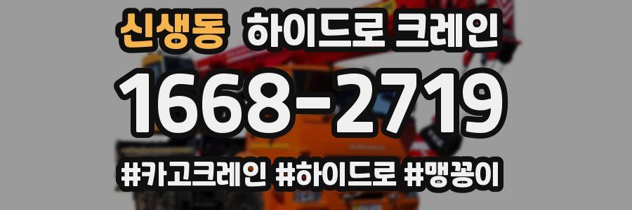 신생동 하이드로 크레인