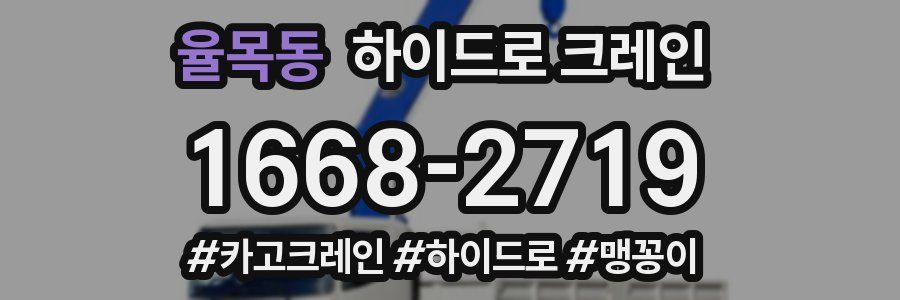 율목동 하이드로 크레인