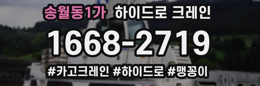 송월동1가 하이드로 크레인