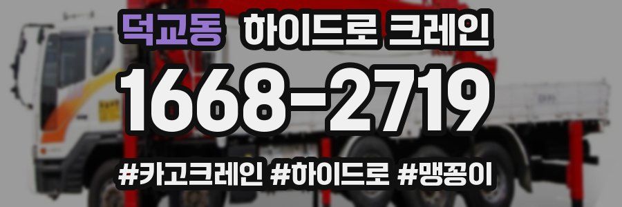 덕교동 하이드로 크레인