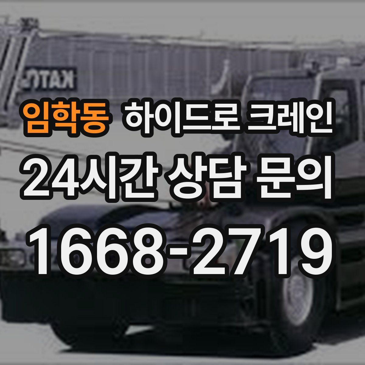 임학동 하이드로 크레인