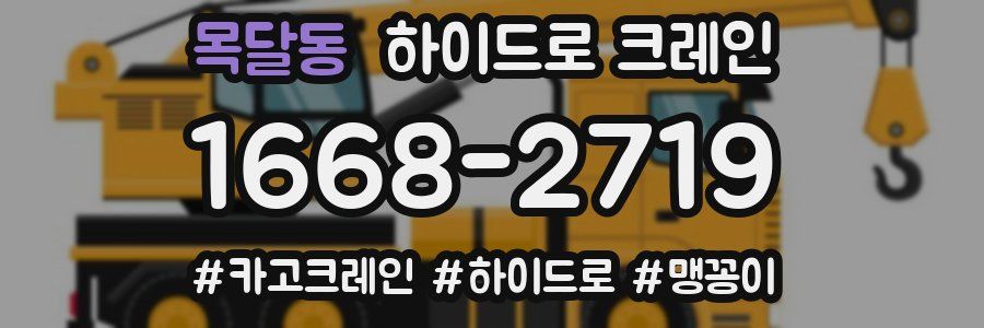 목달동 하이드로 크레인