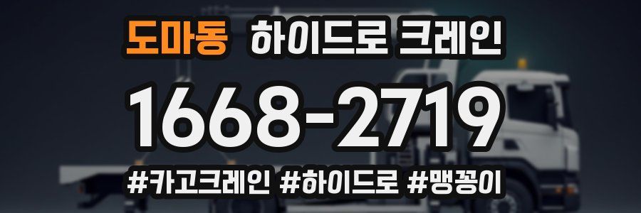 도마동 하이드로 크레인