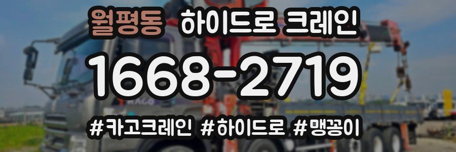 월평동 하이드로 크레인